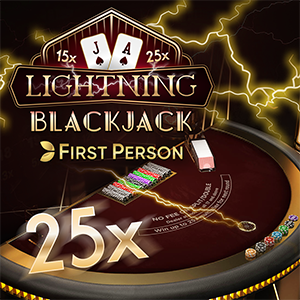 First Person Lightning Blackjack